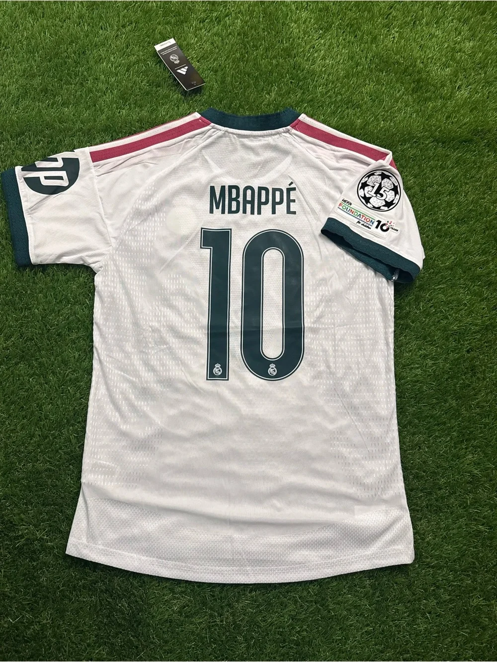 Adidas Real Madrid Home Champion Leauge Jersey Mbappe #10 Size L